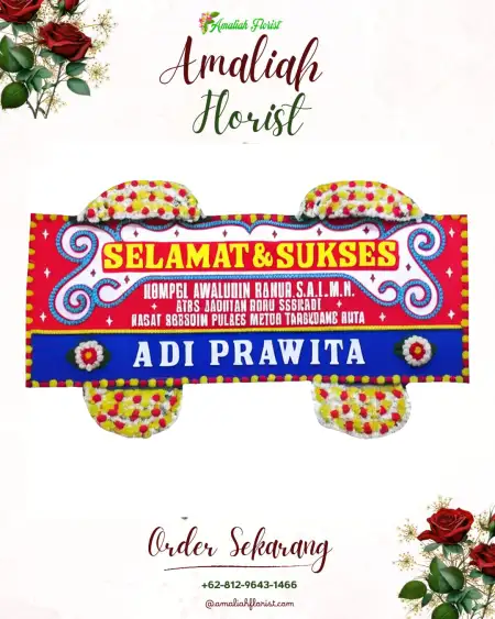 Papan Bunga Ucapan Selamat Pandanarum